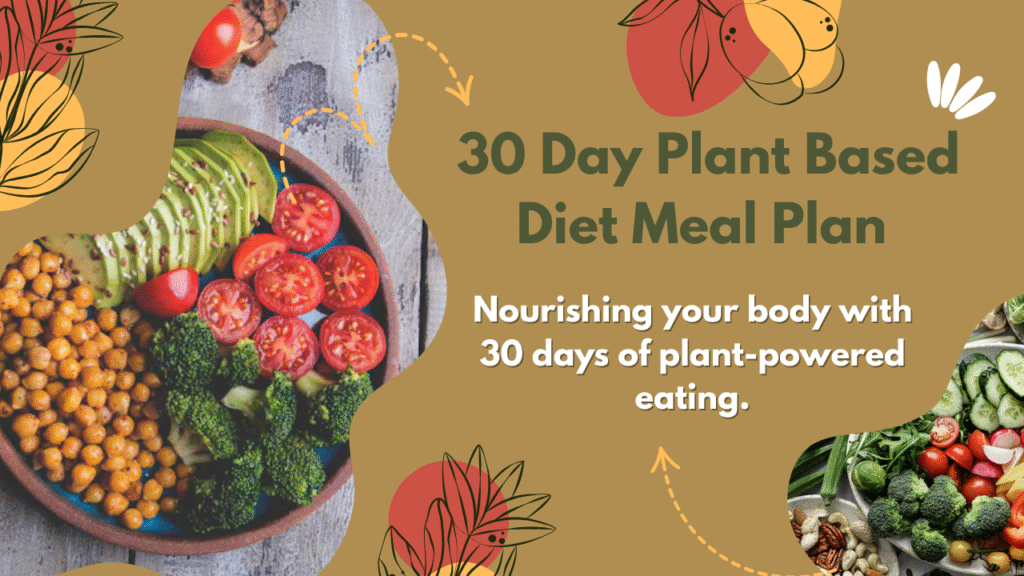 30 Day Plant Based Diet Meal Plan