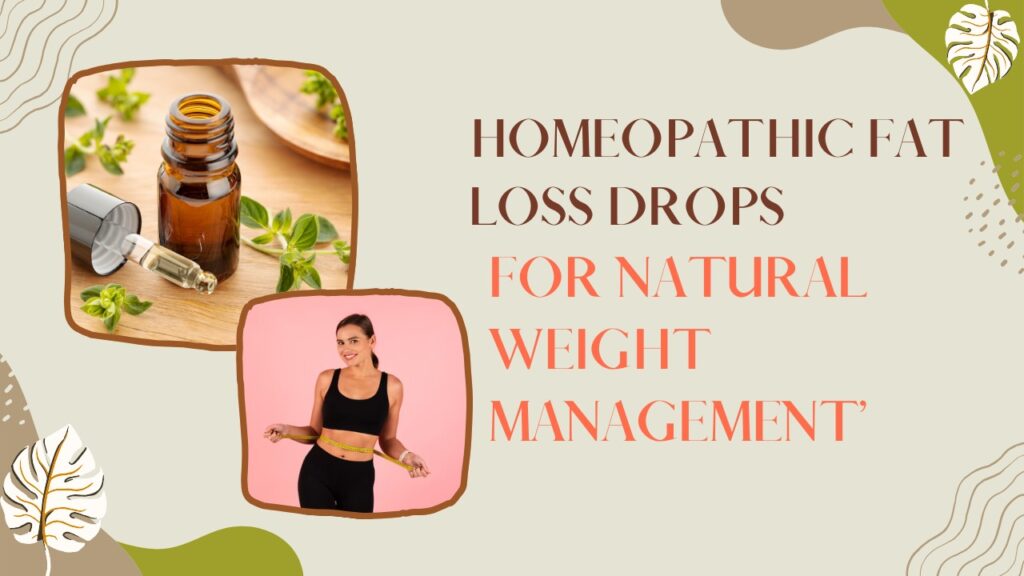 Homeopathic Fat Loss Drops