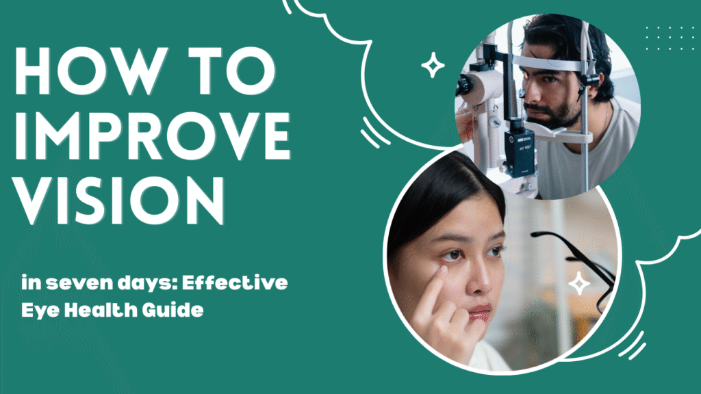 How to improve vision in seven days